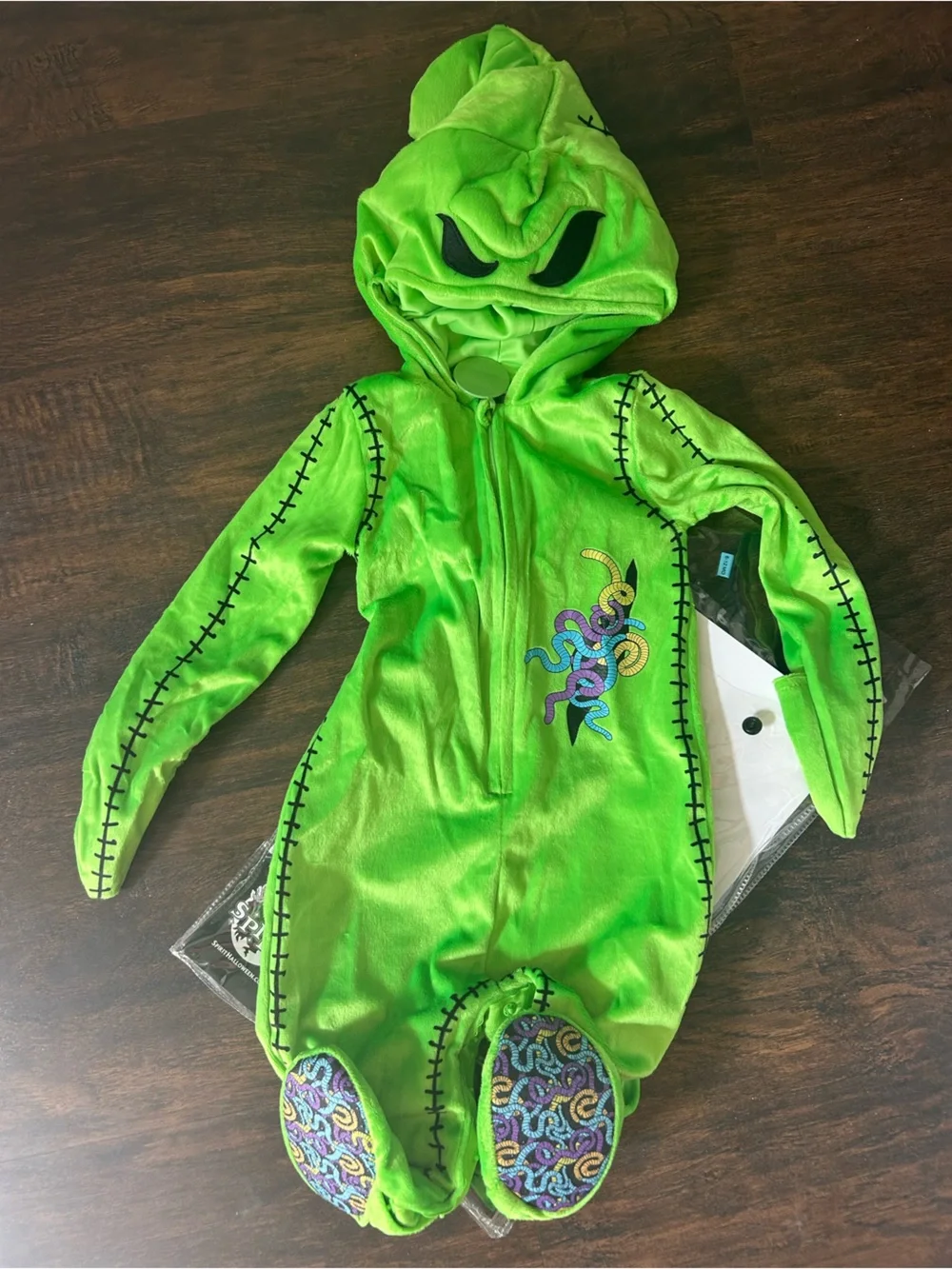 Oogie Boogie Infant Jumpsuit - Green
